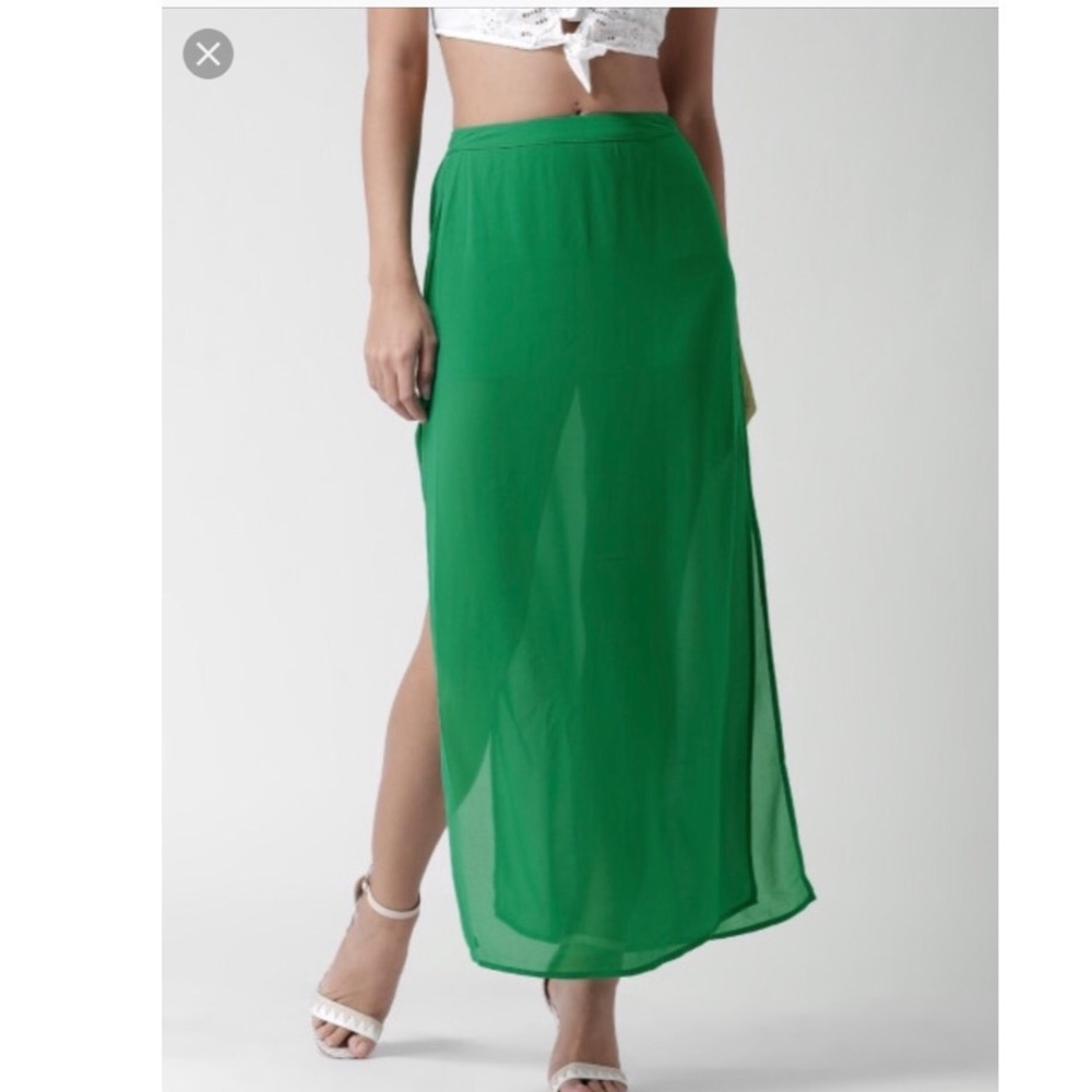 NWT maxi skirt with slit